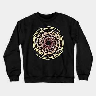 Whirlpool fireball mandala Crewneck Sweatshirt